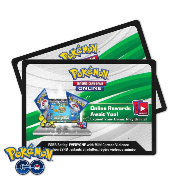 Pokemon go online code card