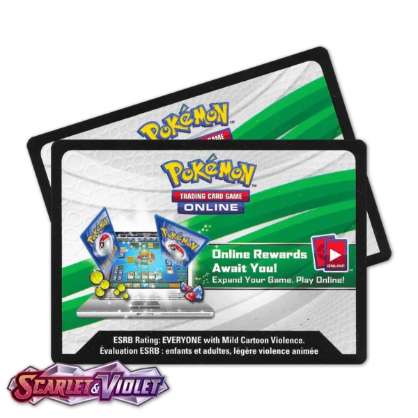 scarlet & violet online code card