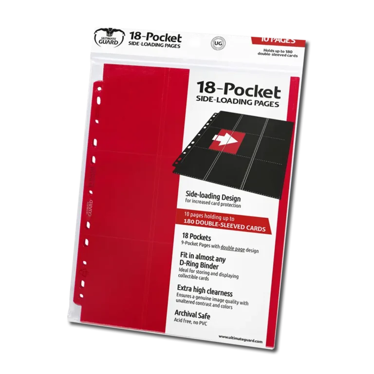 ultimate guard 18 side load pages red