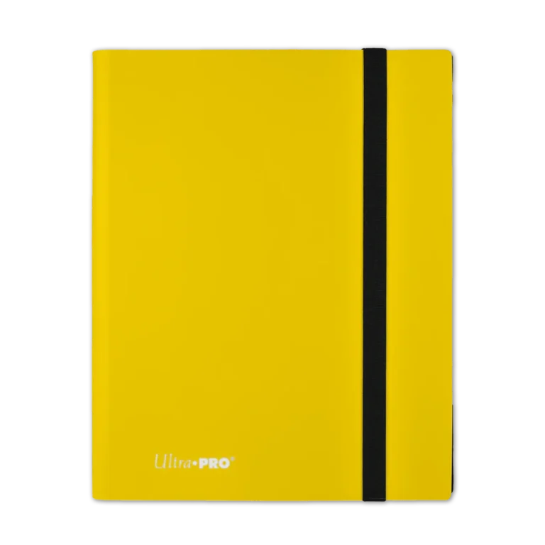 ultra pro 9 pocket pro binder yellow