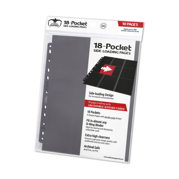 günstig_kaufen_Ultimate Guard 18-Pocket Pages Side-Loading_grau