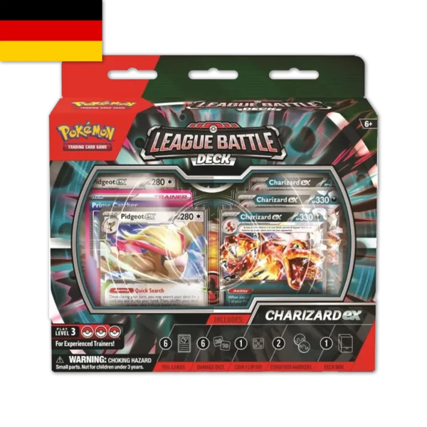 pokemon league battle deck glurak ex