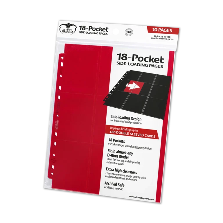 günstig_kaufen_Ultimate Guard 18-Pocket Pages Side-Loading_rot