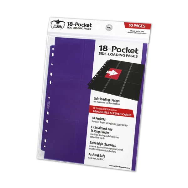 günstig_kaufen_Ultimate Guard 18-Pocket Pages Side-Loading_violet