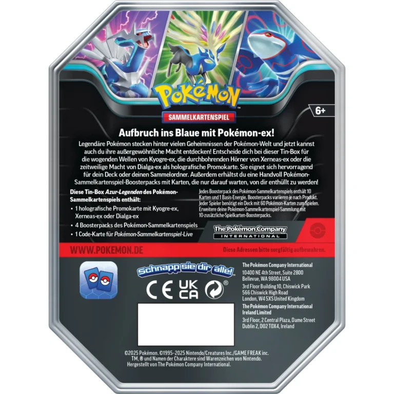 kyogre ex tin box